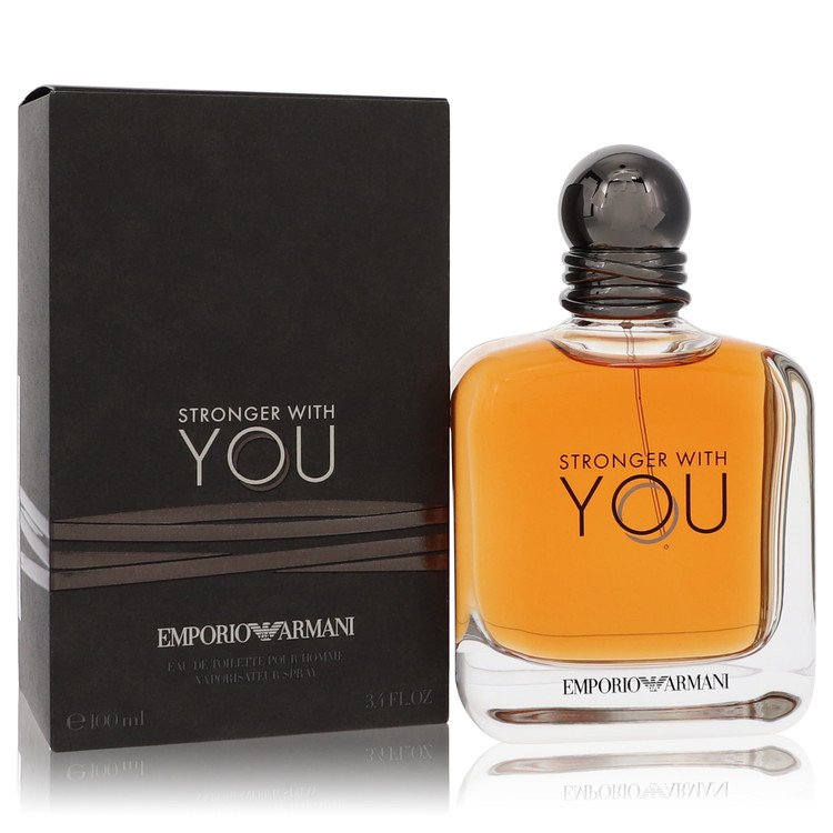 Stronger With You by Giorgio Armani Eau De Toilette Spray 3.4 oz Stronger With You by Giorgio Armani Eau De Toilette Spray 3.4 oz